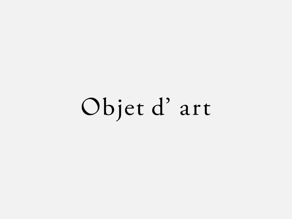 “Object d’ art” Web + Logo design